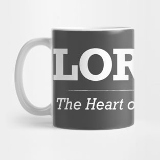 Lorton, Heart of South County - White Print Mug